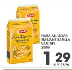 Despar PASTA ALL'UOVO EMILIANE BARILLA | VARI TIPI 250G offerta