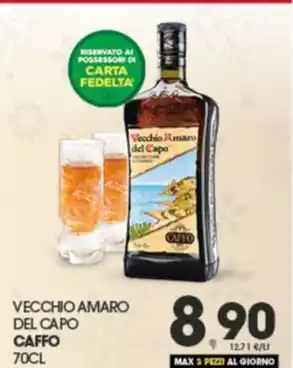 VECCHIO AMARO DEL CAPO CAFFO 70CL