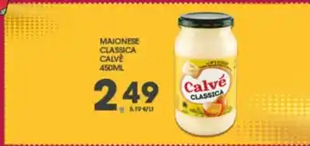 Despar MAIONESE CLASSICA CALVE 450ML offerta