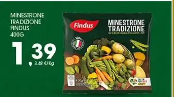 Despar MINESTRONE TRADIZIONE FINDUS 400G offerta