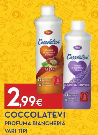 Proshop COCCOLATEVI PROFUMA BIANCHERIA VARI TIPI offerta