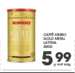 CAFFÈ KIMBO GOLD METAL LATTINA 400G