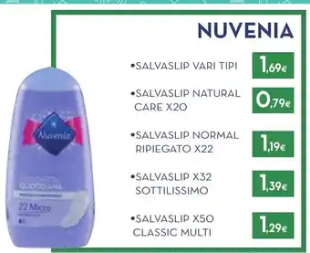 Proshop NUVENIA SALVASLIP VARI TIPI offerta