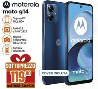 Expert motorola moto g14 offerta