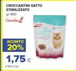 Tigre Amico CROCCANTINI GATTO STERILIZZATO Consilia offerta