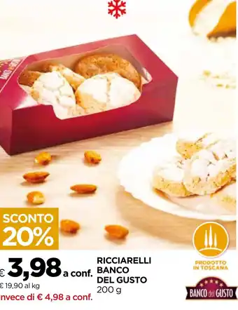 RICCIARELLI BANCO DEL GUSTO 200 g