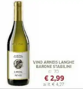 Barone Vino Arneis Langhe Stabilini