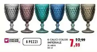 6 Calici Color Imperiale