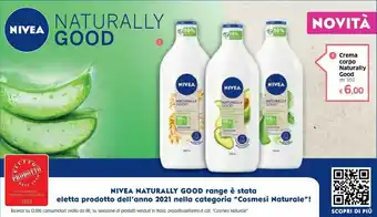 Galassia Nivea Crema Corpo Naturally Good offerta