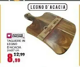 Happy Casa Tagliere In Legno D'Acacia offerta