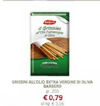 Galassia Barbero Il Grissino All'Olio Extravergine Di Oliva offerta