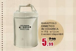 Happy Casa Barattolo Ermetico In Ceramica offerta