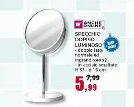Happy Casa Specchio Doppio Luminoso offerta