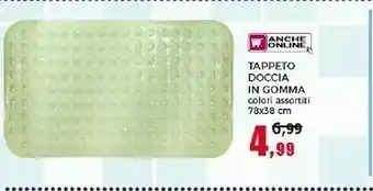 Happy Casa Tappeto Doccia In Gomma offerta
