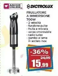 Happy Casa Dictrulux Frullatore A Immersione 700w offerta