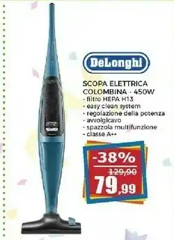 Happy Casa Delonghi Scopa Elettrica Colombina offerta