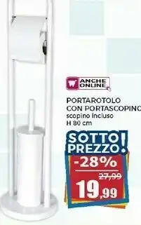 Happy Casa Portarotolo Con Portascopino offerta
