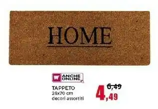 Happy Casa Tappeto 26x70 Cm offerta