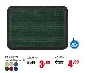 Happy Casa Tappeto 25x75 Cm offerta