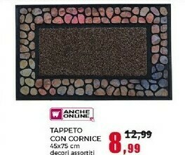 Tappeto Con Cornice 45x75 Cm