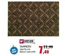 Happy Casa Tappeto 45x75 Cm offerta