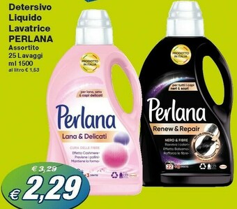 Prix Quality Perlana Detersivo Liquido Lavatrice offerta