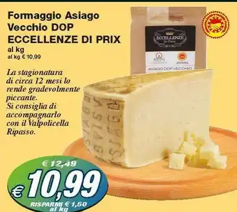 Prix Quality Eccellenze Di Prix Formaggio Asiago offerta