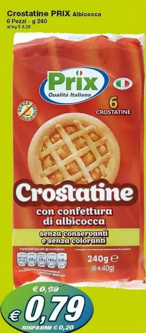 Prix Quality Prix Crostatine Albicocca offerta