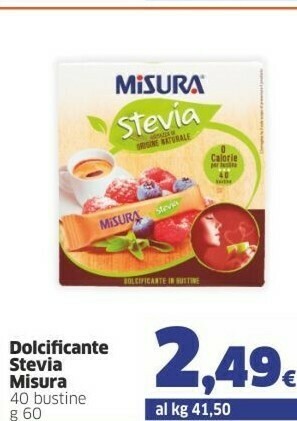 Misura Dolcificante Stevia