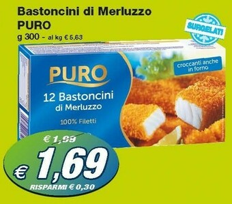 Prix Quality Puro Bastoncini Di Merluzzo offerta