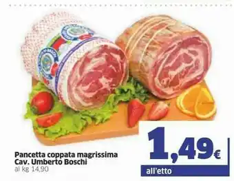Sigma Boschi Pancetta Coppata Magrissima Umberto offerta
