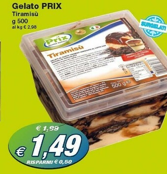 Prix Quality Prix Gelato Tiramisu offerta
