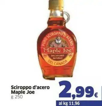 Sigma Maple joe Puro Sciroppo D'Acero Del Canada 250 G(ml) offerta