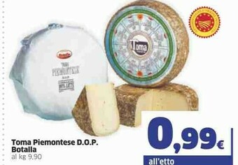 Botalla Toma Piemontese Dop