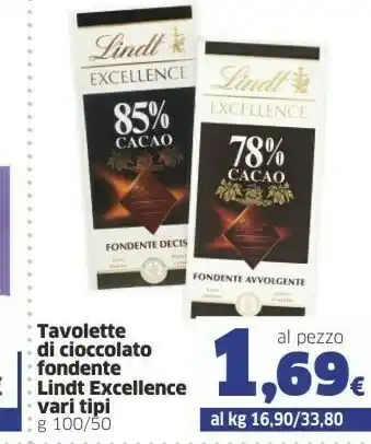 Sigma Lindt Excellence 85% Cacao 100 G(ml) offerta