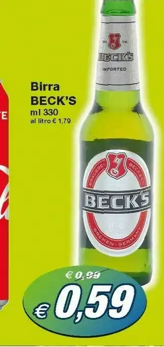 Prix Quality Beck's - Beck's 330 G(ml) offerta