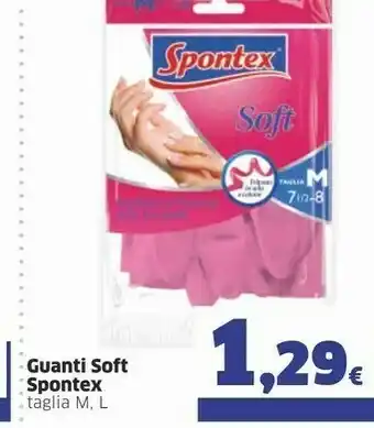 Sigma Spontex Guanti Soft offerta