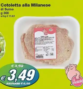 Prix Quality Cotoletta Alla Milanese Di Suino offerta
