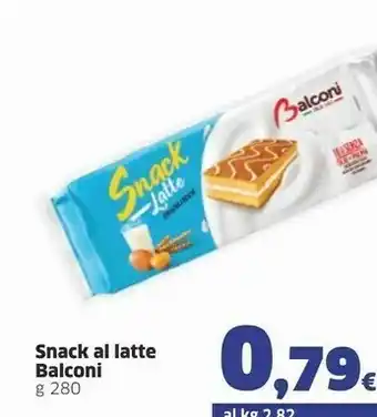 Sigma Balconi Snack Al Latte offerta