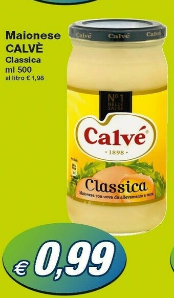 Prix Quality Calvè Maionese Classica offerta