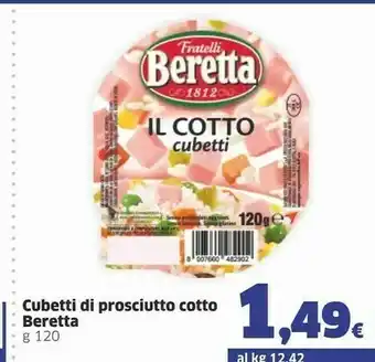Sigma Beretta Cubetti Di Prosciutto Cotto 120 G offerta