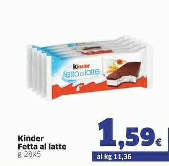 Kinder Fetta Al Latte