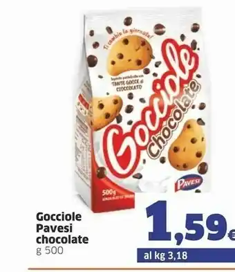 Sigma Pavesi Pavesi - Gocciole Chocolate 500 g(ml) offerta