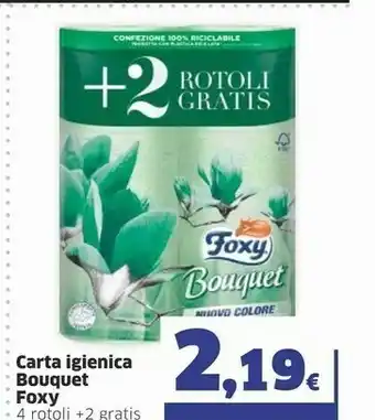 Sigma Foxy Bouquet Carta Igienica offerta