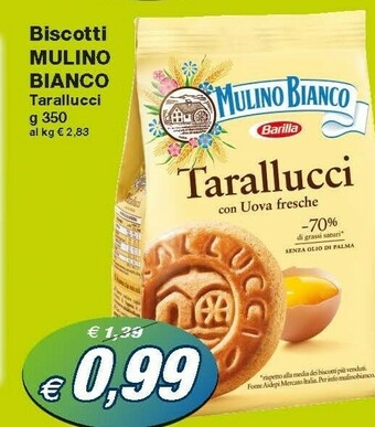 Prix Quality Barilla Buongrano Integrale Mulino Bianco 350 G(ml) offerta