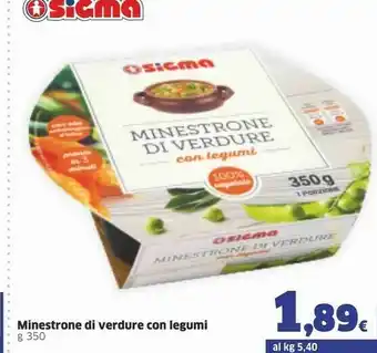 Sigma Sigma Minestrone Di Verdure Con Legumi offerta