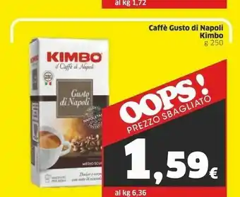 Sigma Kimbo Aroma Di Napoli 250 G(ml) offerta