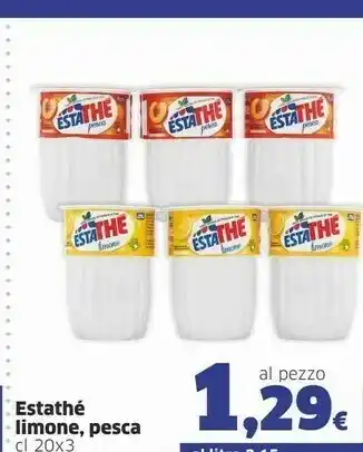 Sigma Ferrero Ferrero - EstaThè Limone Bicchierino 600 g(ml) offerta