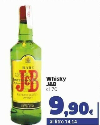 Sigma J&b Whisky offerta
