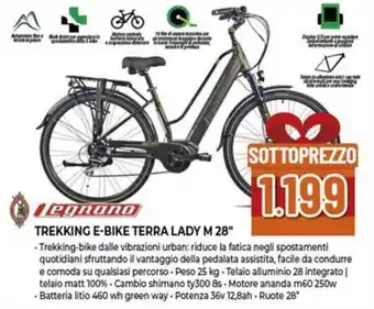 legnano TREKKING E-BIKE TERRA LADY M 28"